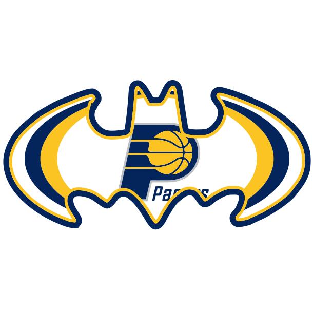 Indiana Pacers Batman Logo iron on transfers
